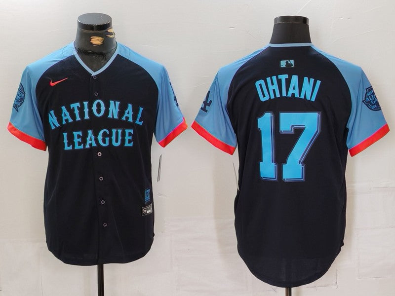 YOUTH Shohei Ohtani National League Navy 2024 All-Star Game Player Jersey