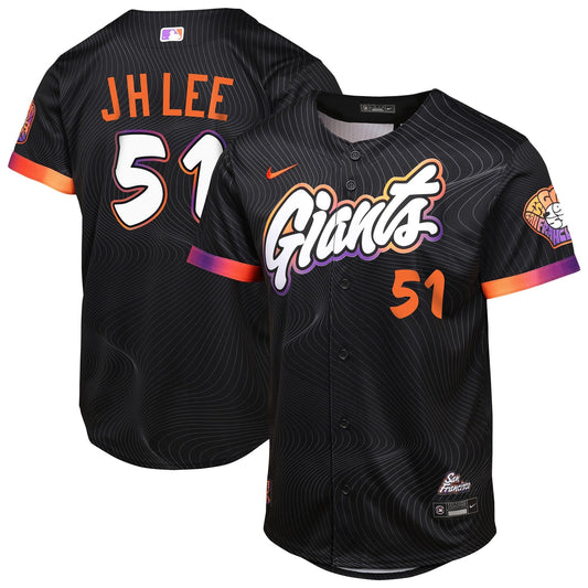 YOUTH San Francisco Giants Jung Hoo Lee Anthracite 2025 City Connect Jersey