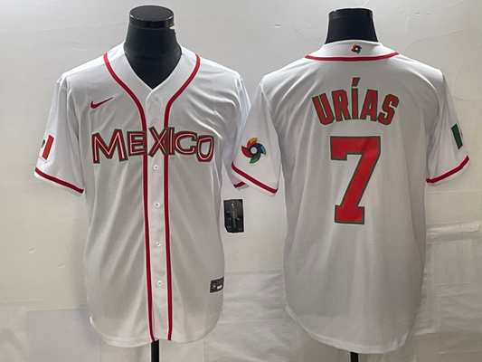 Mexico Julio Urias Green 2023 World Baseball Classic Jersey