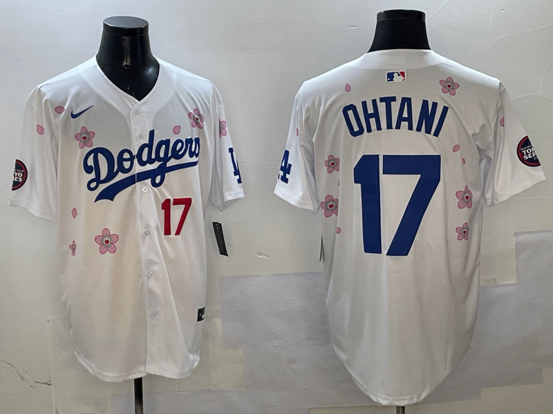 Men's Shohei Ohtani Los Angeles DodgersTokyo Series 2025 Dodgers Ohtani Jersey