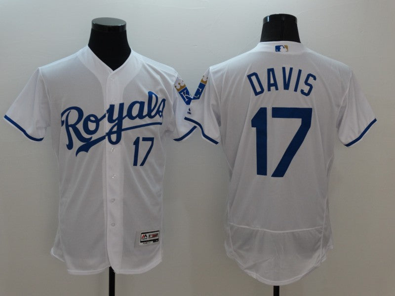 Men's Kansas City Royals Wade Davis Player Jersey
